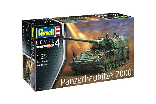 Se Revell - Panzerhaubitze 2000 Tank Byggesæt - 1:35 - Level 4 - 03279 hos Legekæden