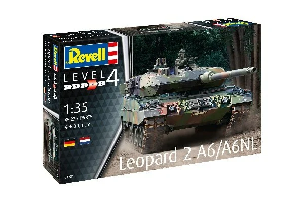 Se Revell - Leopard 2 A6 Tank Byggesæt - 1:35 - 03281 hos Legekæden