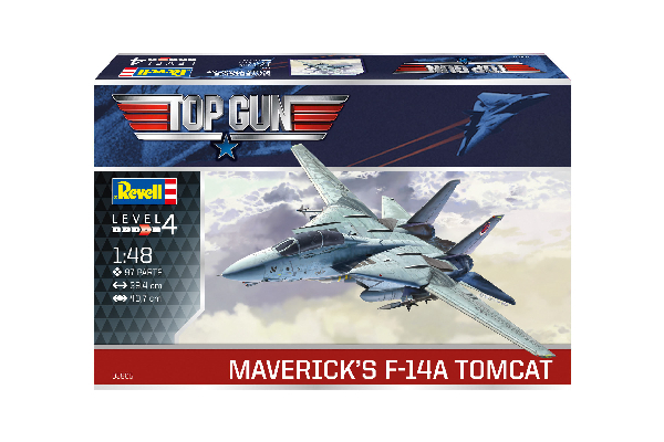 Se Revell Top Gun - Mavericks F-14a Tomcat Modelfly Byggesæt - 1:48 - 03865 hos Legekæden
