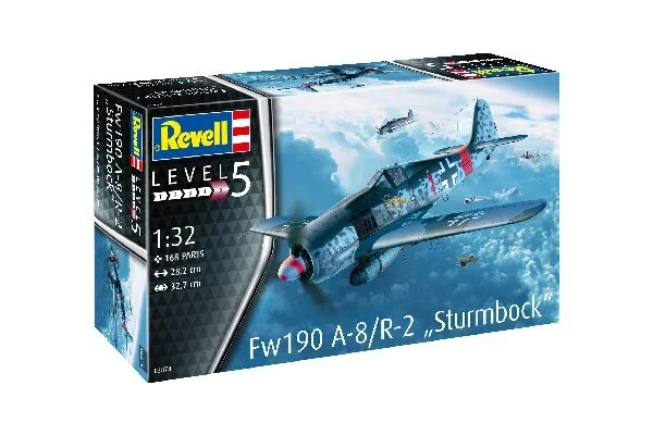 Se Revell - Fw190 Sturmbock Fly Byggesæt - 1:32 - Level 5 - 03874 hos Legekæden