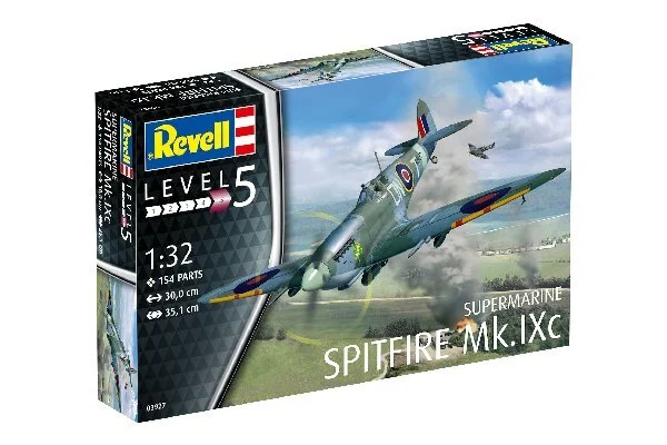 Se Revell - Supermarine Spitfire Mk.ixc Fly - 1:32 - Level 5 - 03927 hos Legekæden