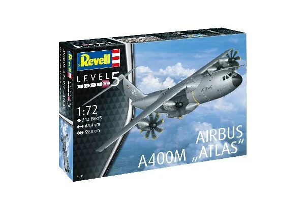 Se Revell - Airbus A400m Atlas Fly Byggesæt - 1:72 - Level 5 - 03929 hos Legekæden
