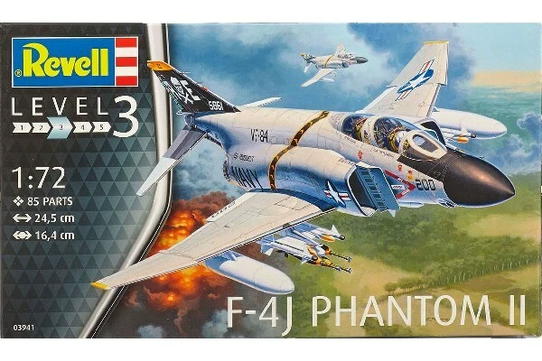Se Revell - F-4j Phantom Ii Modelfly - 1:72 - Level 3 - 63941 hos Legekæden