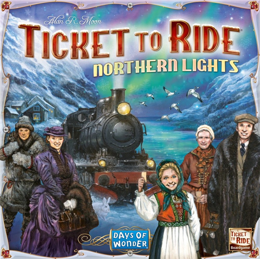 Se Ticket To Ride - Dansk Grundspil - Northern Lights (Skandinavisk Version) hos Legekæden