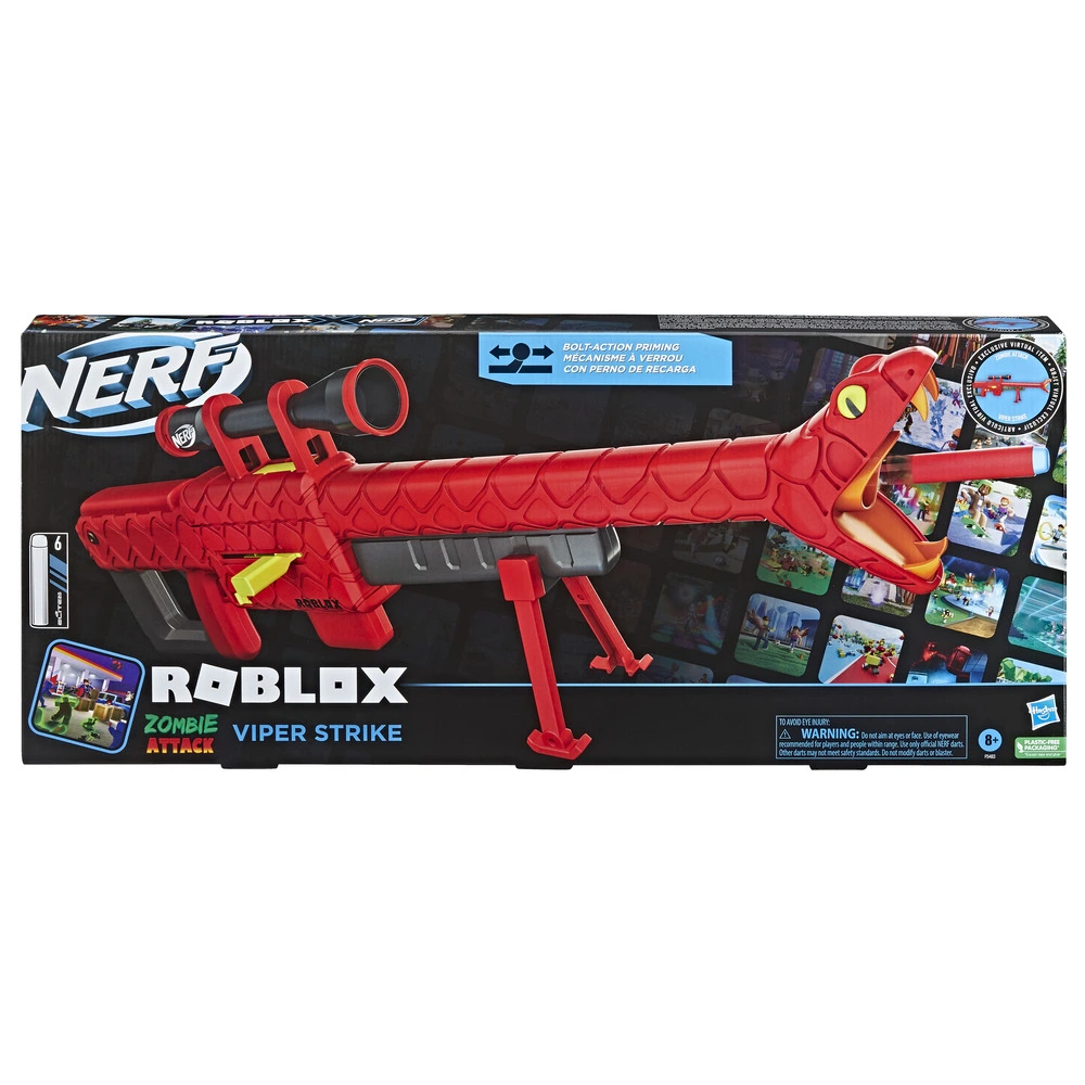 Se Nerf Roblox Zombie attack viper strike hos Legekæden