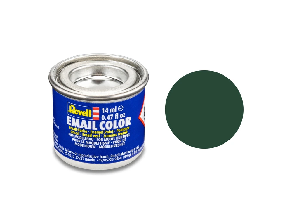 Se Enamel 14 ml. dark green mat RAF hos Legekæden