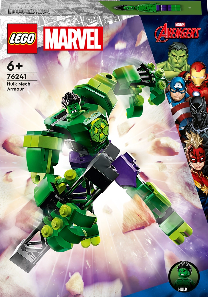 Se Lego Marvel - Hulk Kamprobot Figur - 76241 hos Legekæden