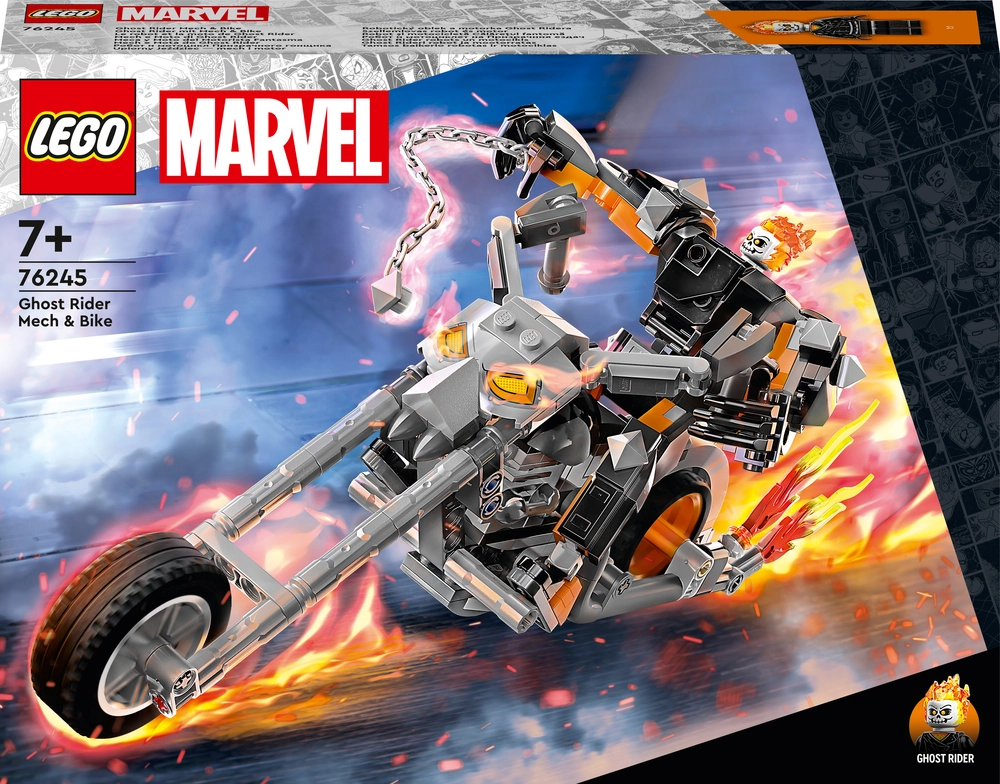 Se Ghost Riders kamprobot og motorcykel - 76245 - LEGO Super Heroes hos Legekæden