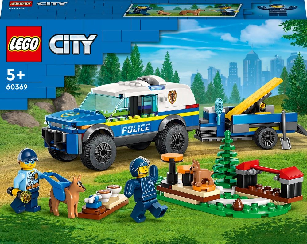 Se 60369 LEGO City Police Mobil politihundetræning hos Legekæden