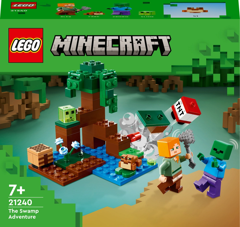 Se LEGO Minecraft 21240 The Swamp Adventure hos Legekæden