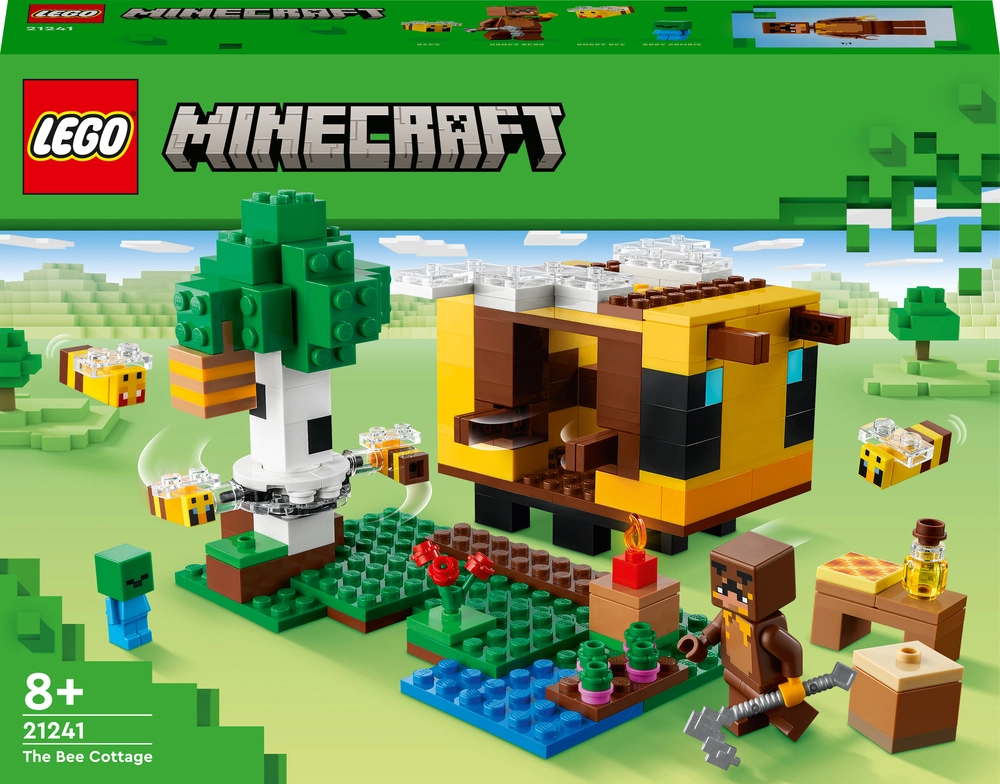 Se LEGO Minecraft - Bihytten (21241) hos Legekæden