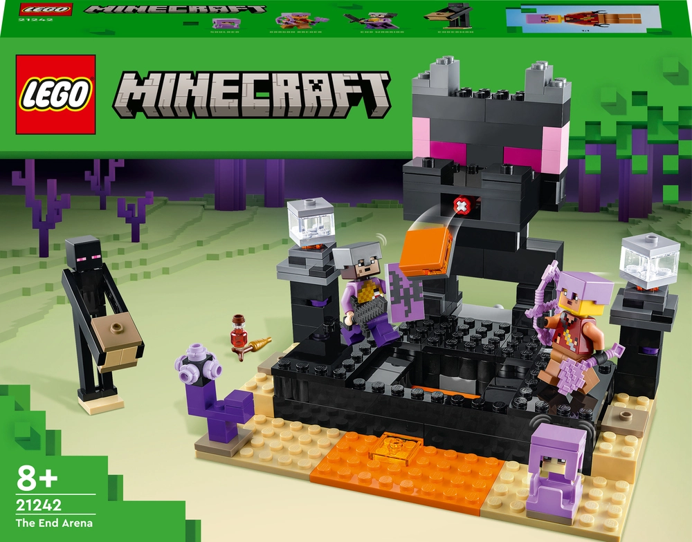 Se LEGO Minecraft - Ender Arenaen (21242) hos Legekæden