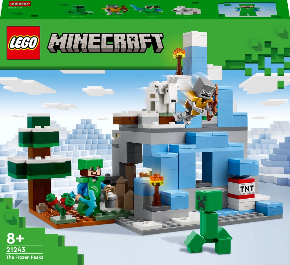 Se Lego Minecraft - De Frosne Tinder - 21243 hos Legekæden