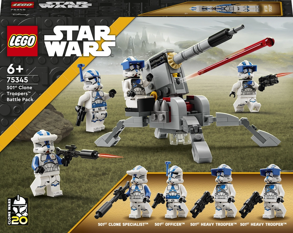 Se 75345 LEGO Star Wars Battle Pack med klonsoldater fra 501. legion hos Legekæden