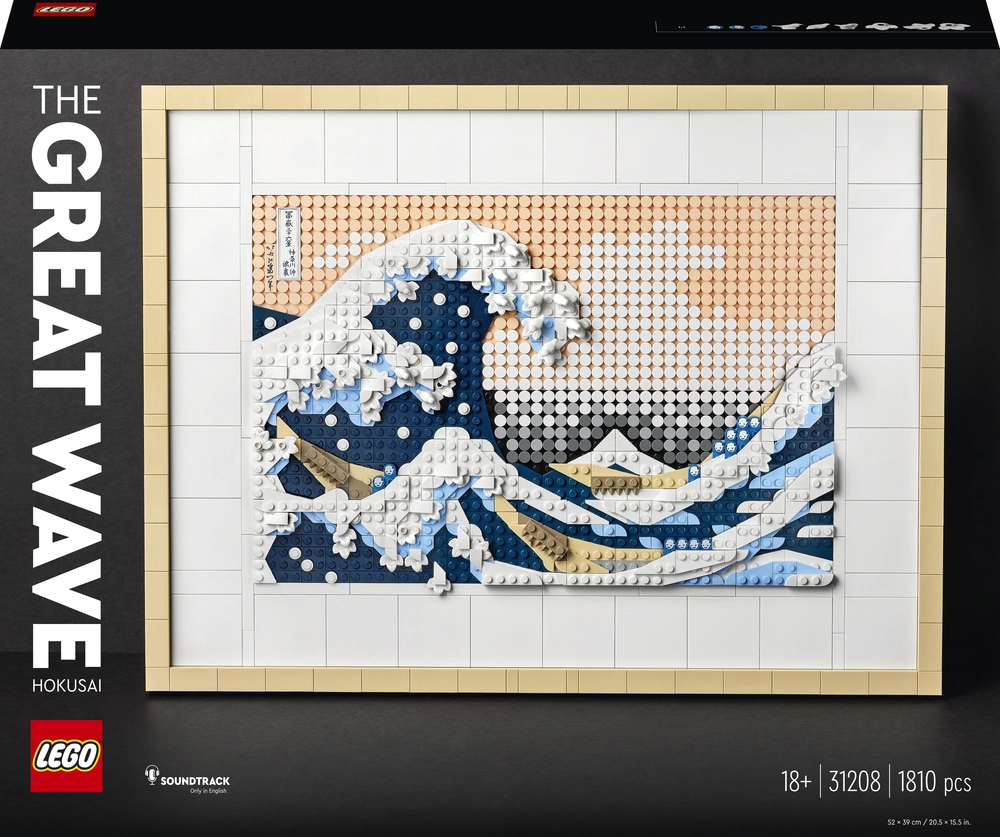 Se Lego Art - Hokusai - Den Store Bølge - 31208 hos Legekæden