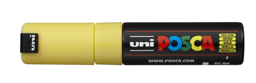 Se Uni Posca / PC-8K / 8 mm. Yellow hos Legekæden
