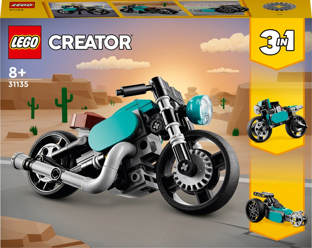 Se Vintage motorcykel - 31135 - LEGO Creator hos Legekæden