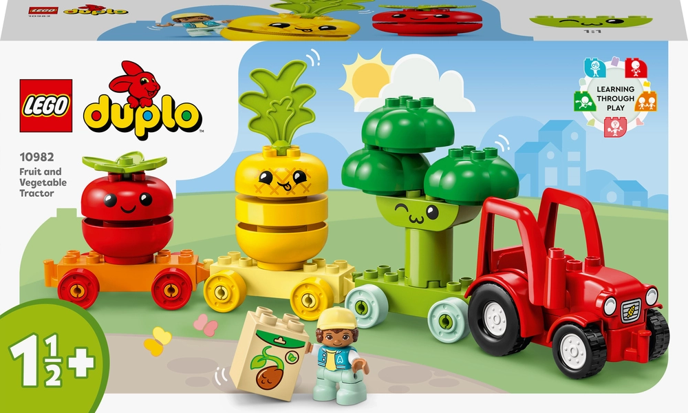 Se Traktor med frugt og grøntsager - 10982 - DUPLO Creative Play hos Legekæden