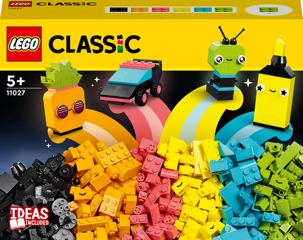 Se Kreativt sjov med neonfarver - 11027 - LEGO Classic hos Legekæden