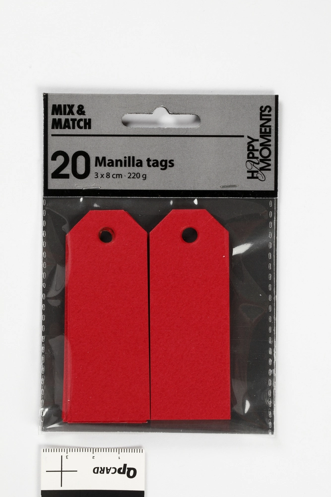 Billede af Manilla mærker rød 220g 20stk hos Legekæden