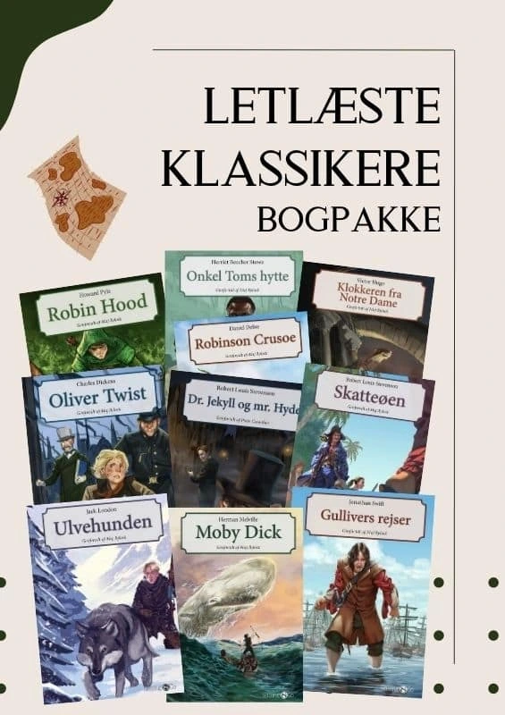 Letlæste klassikere - Bogpakke 1