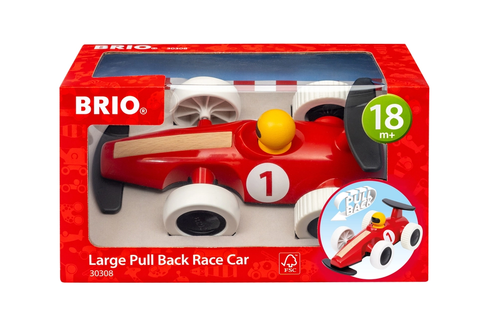 Se Brio - Racerbil - Stor - Pull Back - 30308 hos Legekæden