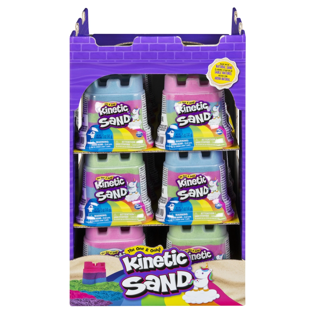 Kinetic Sand Rainbow Unicorn Castle ass billede
