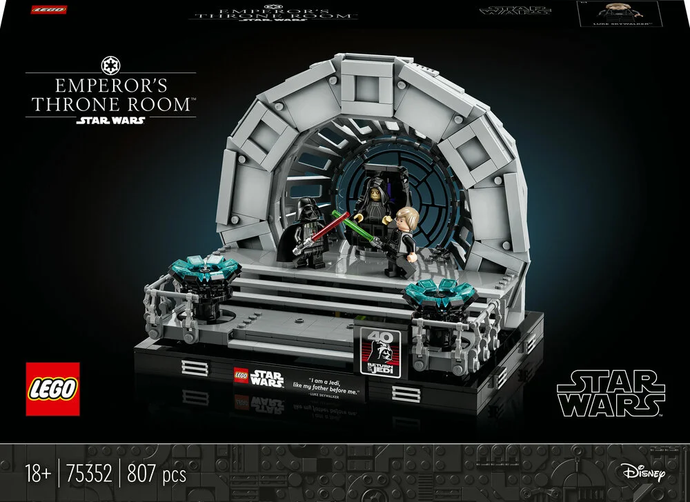 Billede af 75352 LEGO STAR WARS Diorama med Kejserens tronsal