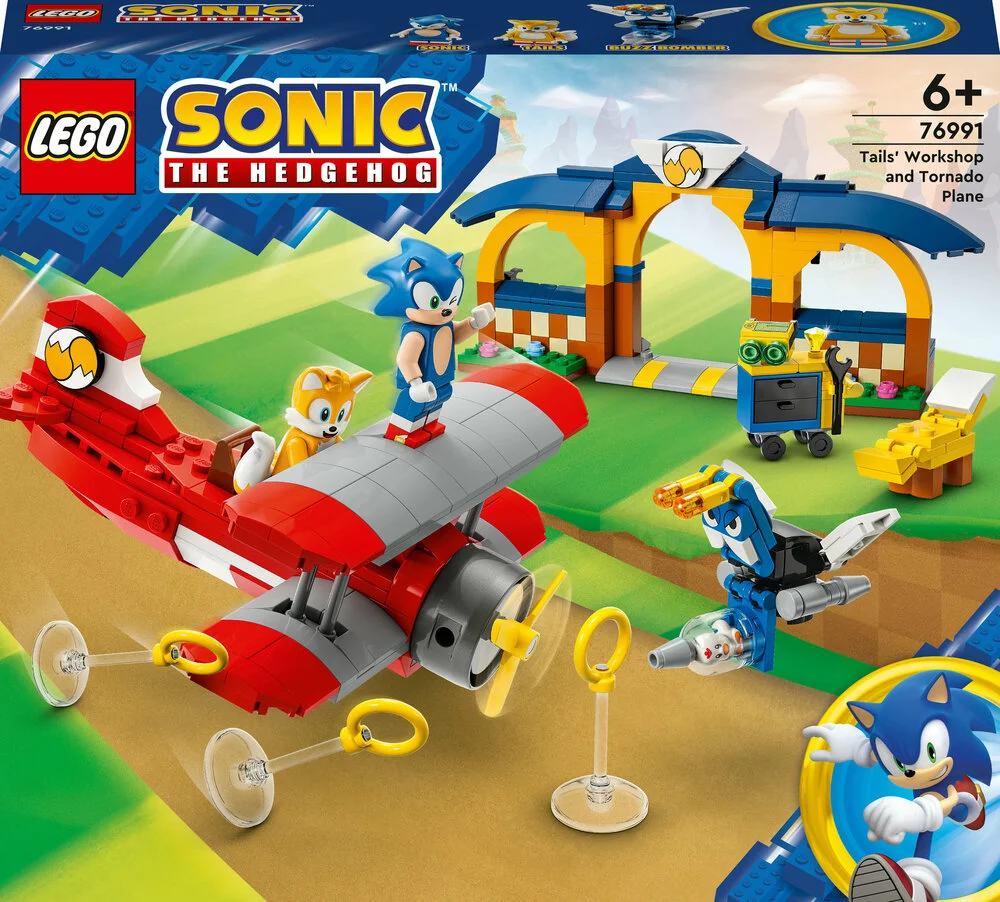 Se Lego Sonic - Tails' Værksted Og Tornado-fly - 76991 hos Legekæden