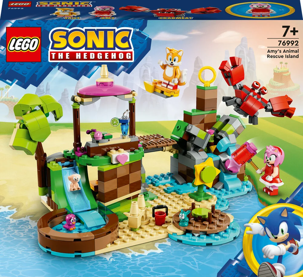 Se Amys dyrereservat-ø - 76992 - LEGO Sonic hos Legekæden