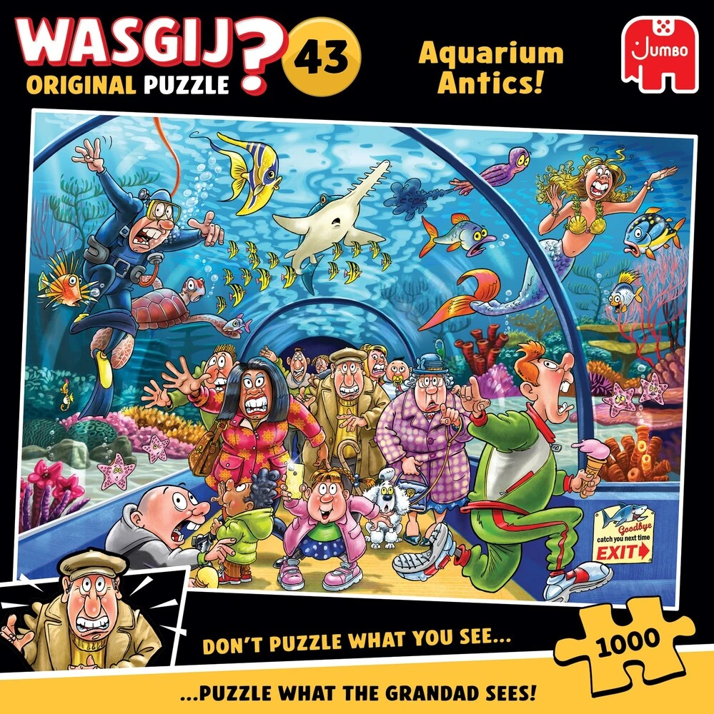 Wasgij Original 43 Aquarium Antics! 1000 brikker