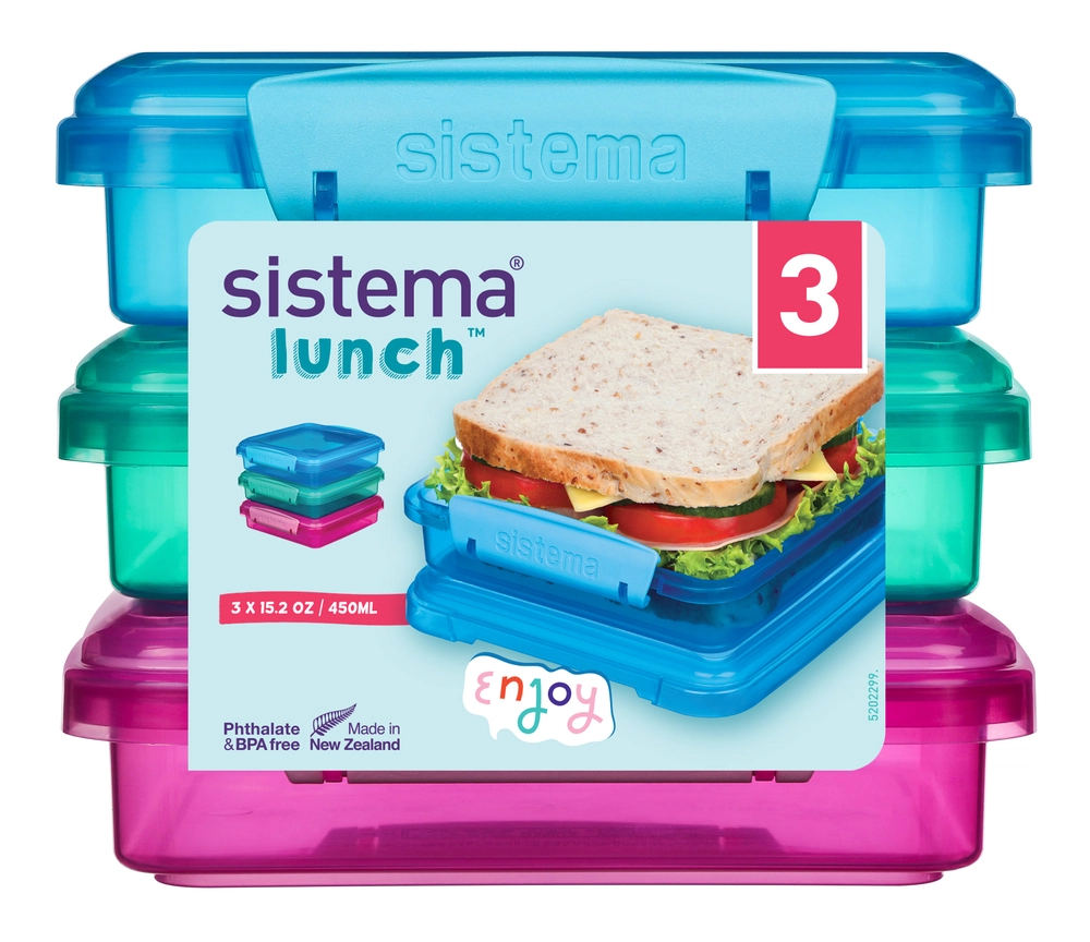 Billede af Sistema sandwich box 3 stk hos Legekæden