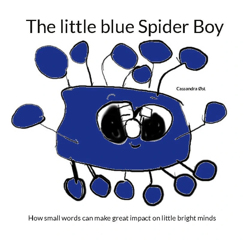 Billede af The little blue Spider Boy