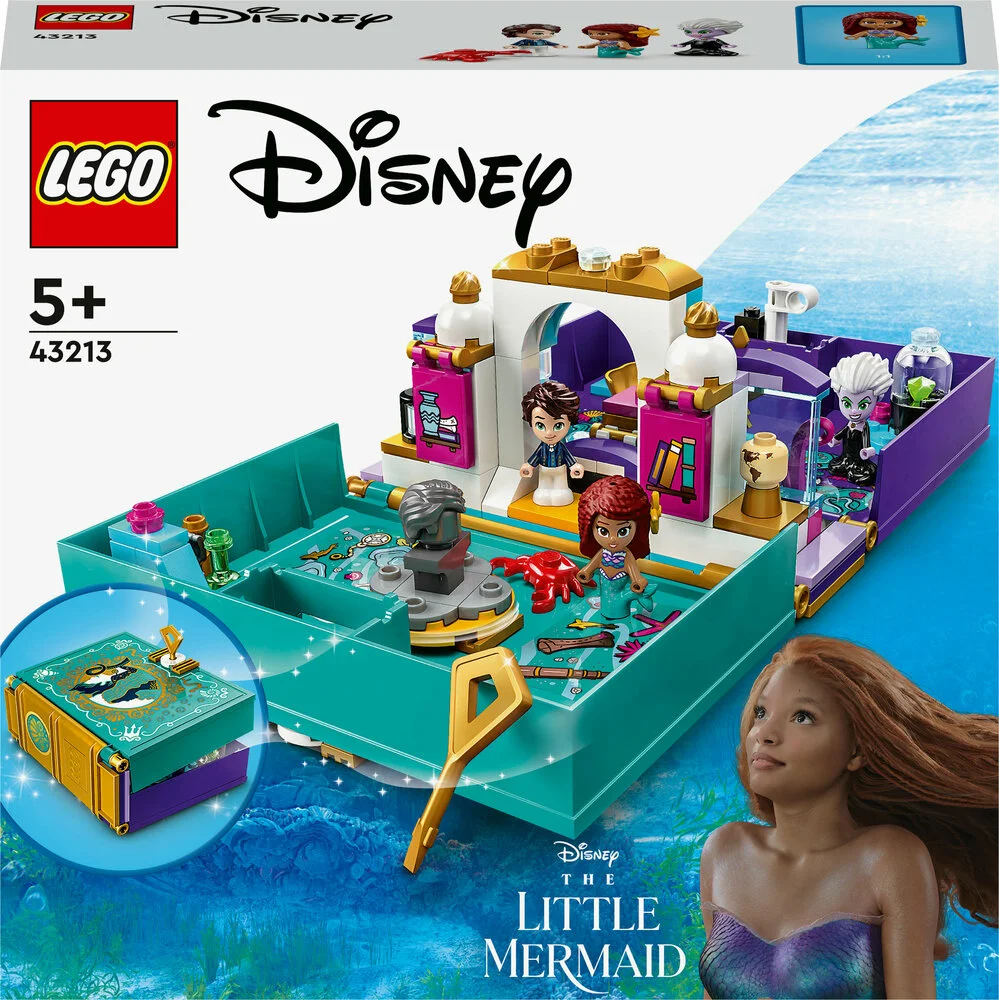 Se Lego Disney Princess - Den Lille Havfrue Bog - 43213 hos Legekæden