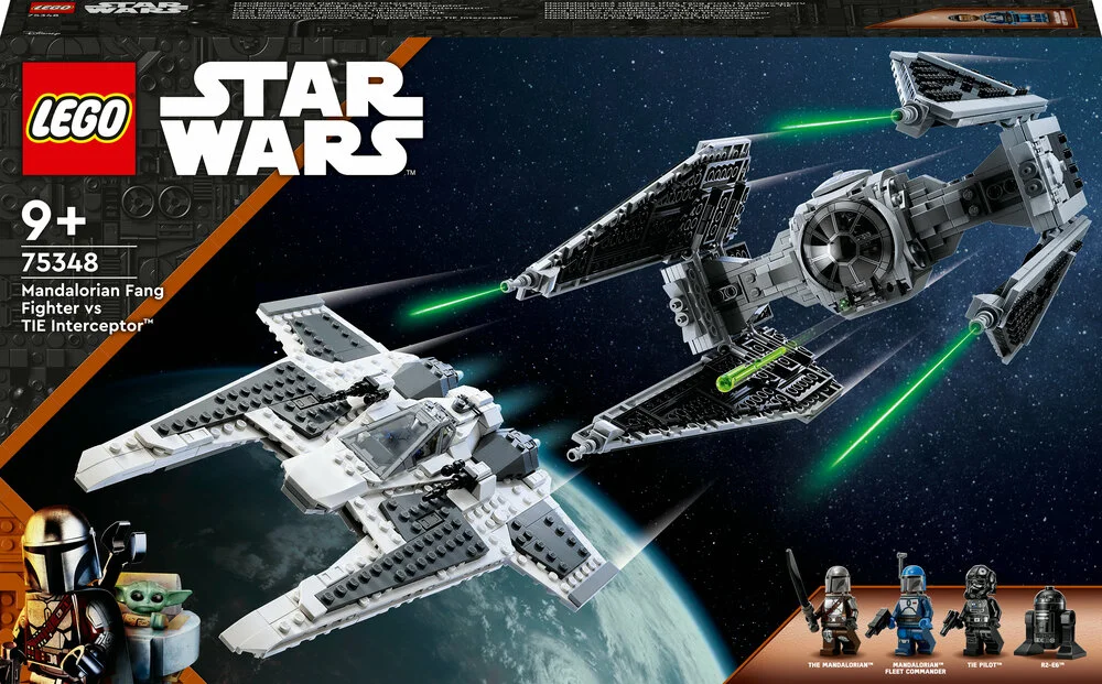 Se Mandaloriansk Fang-jager mod TIE Interceptor - 75348 - LEGO Star Wars hos Legekæden