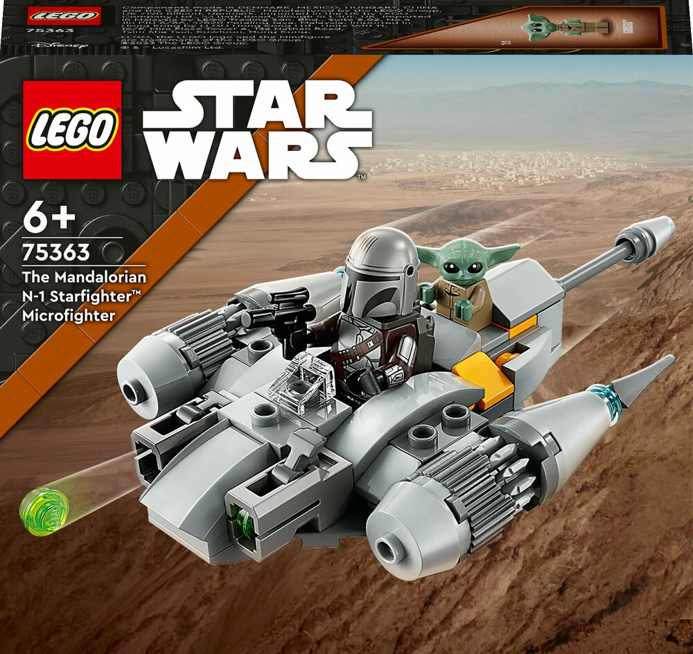 Se Lego Star Wars - Microfighter Af Mandalorianerens N-1-stjernejager - 75363 hos Legekæden