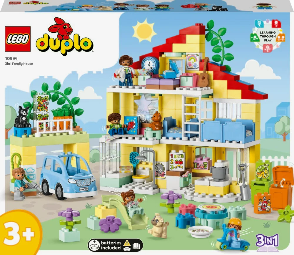 Se 10994 LEGO DUPLO Town 3-i-1 familiehus hos Legekæden