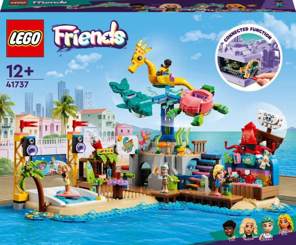 Se Lego Friends - Forlystelsespark På Strand - 41737 hos Legekæden