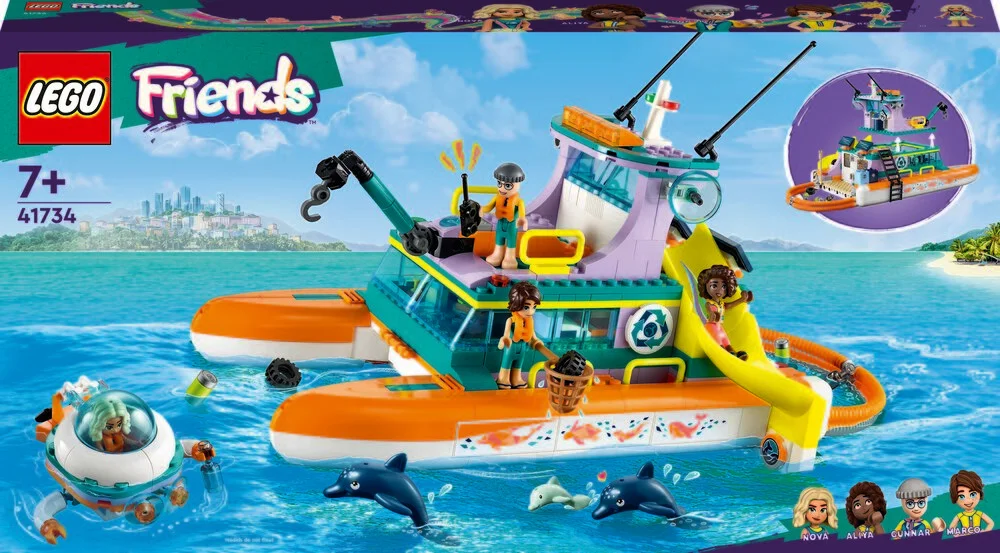 Se Lego Friends - Redningsbåd - 41734 hos Legekæden