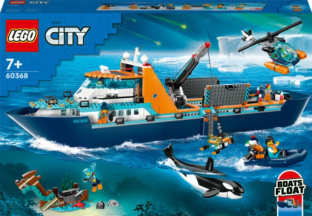 Se LEGO City Polarudforskningskib hos Legekæden