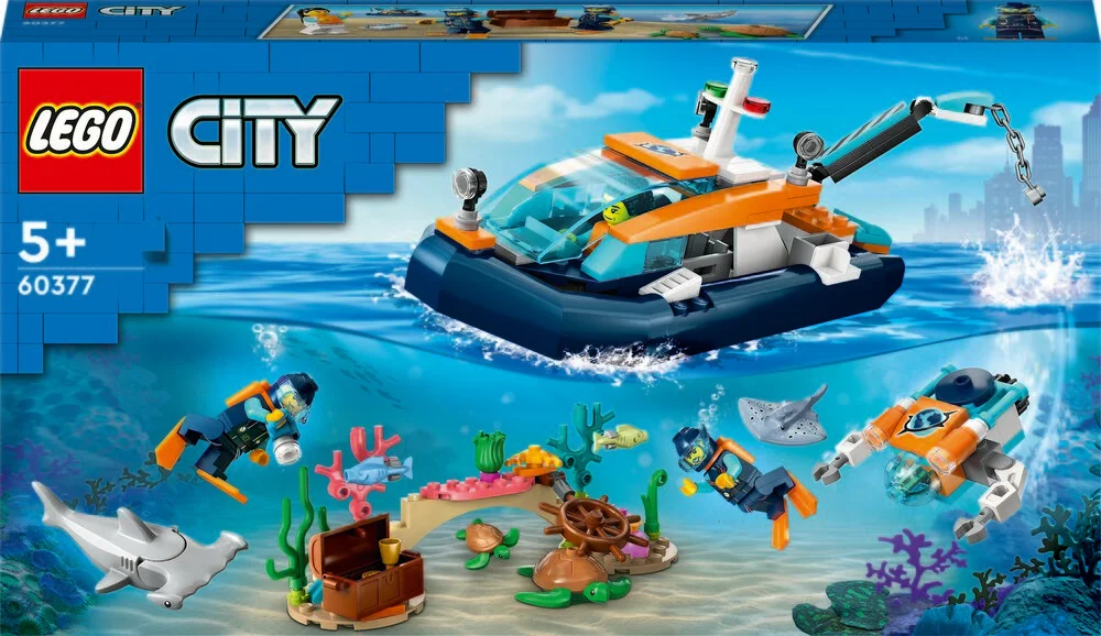 Billede af 60377 LEGO City Forsknings-dykkerfartøj hos Legekæden
