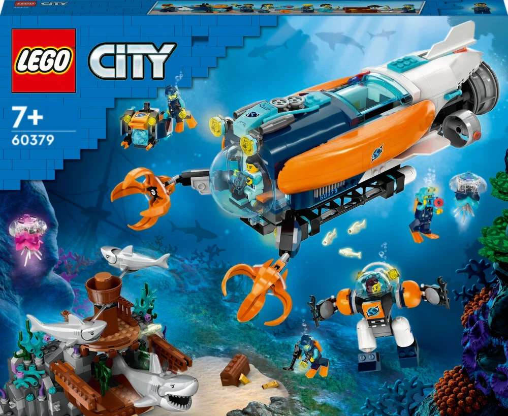 Billede af 60379 LEGO City Exploration Dybhavsudforsknings-ubåd hos Legekæden