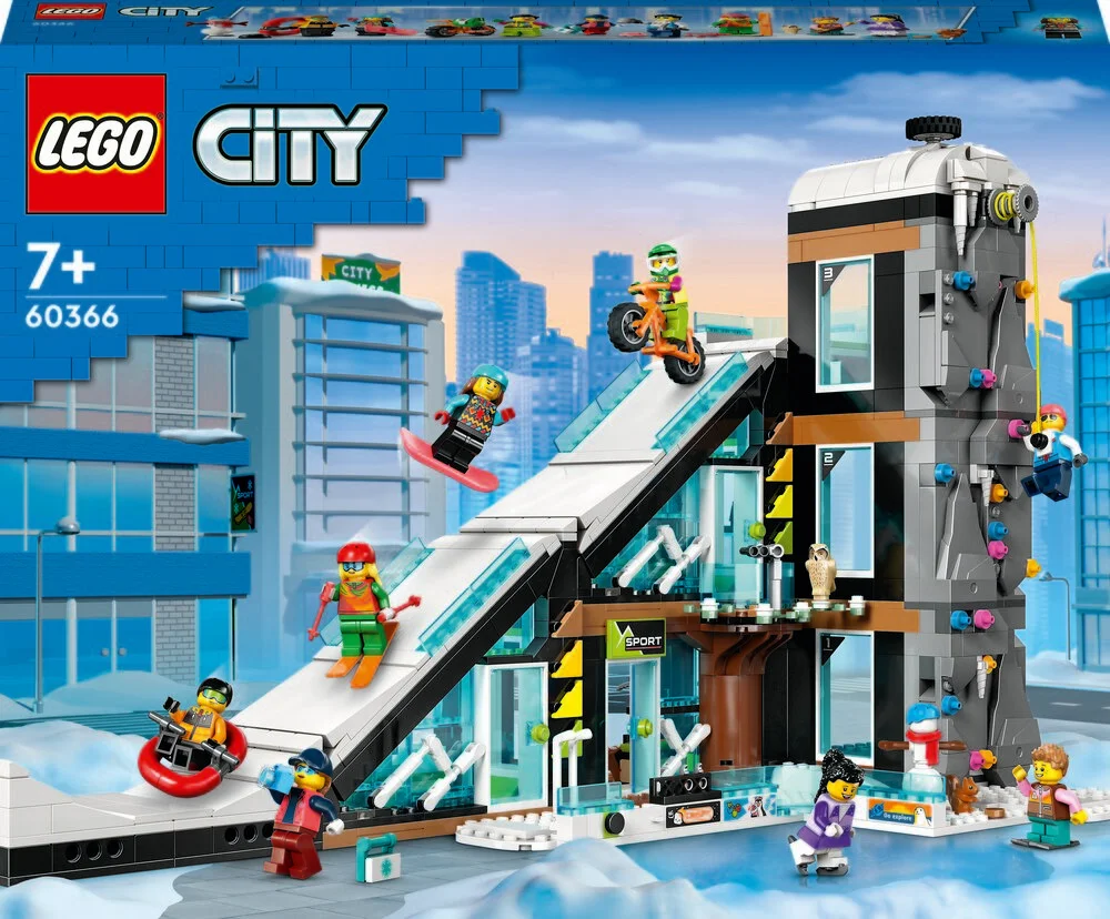 Se Lego City - Ski- Og Klatrecenter - 60366 hos Legekæden