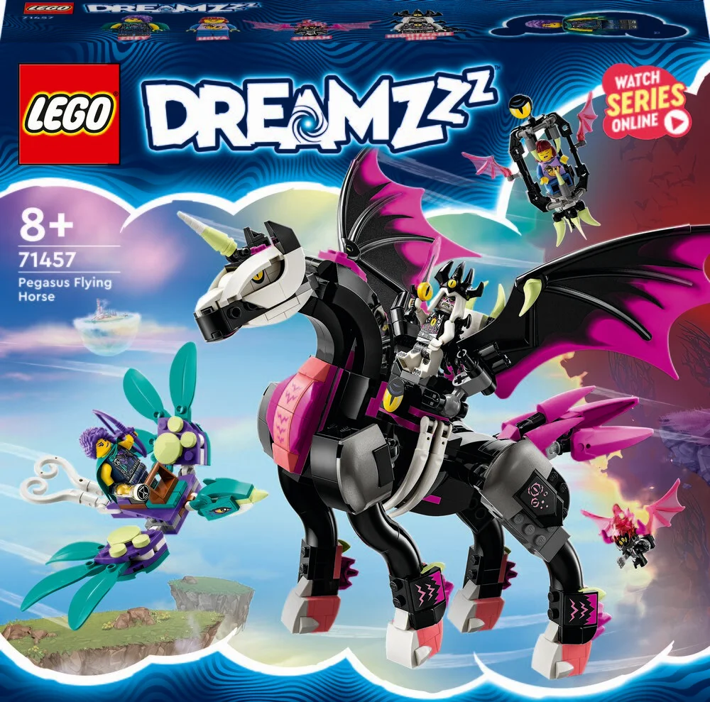 Se 71457 LEGO DREAMZzz Flyvende pegasus-hest hos Legekæden