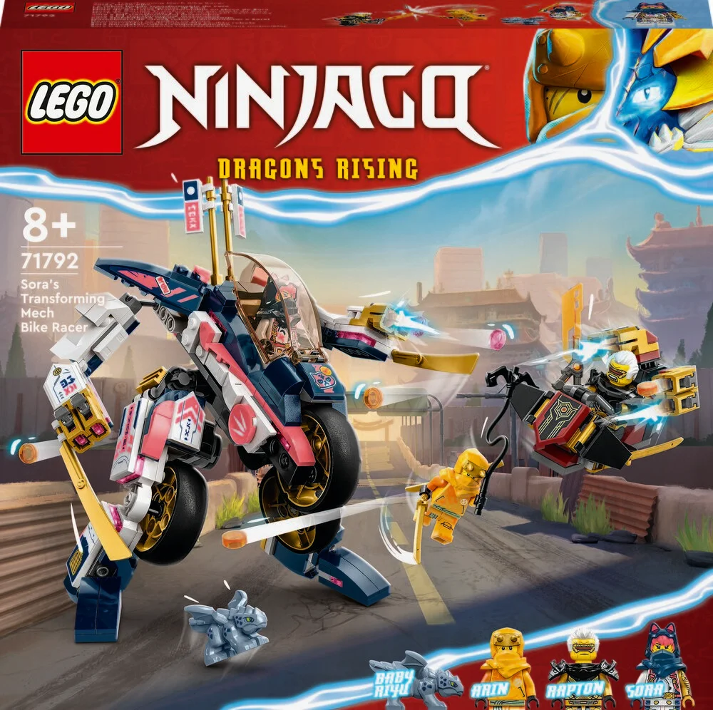 Billede af 71792 LEGO Ninjago Soras forvandlings-mech-motorcykel hos Legekæden