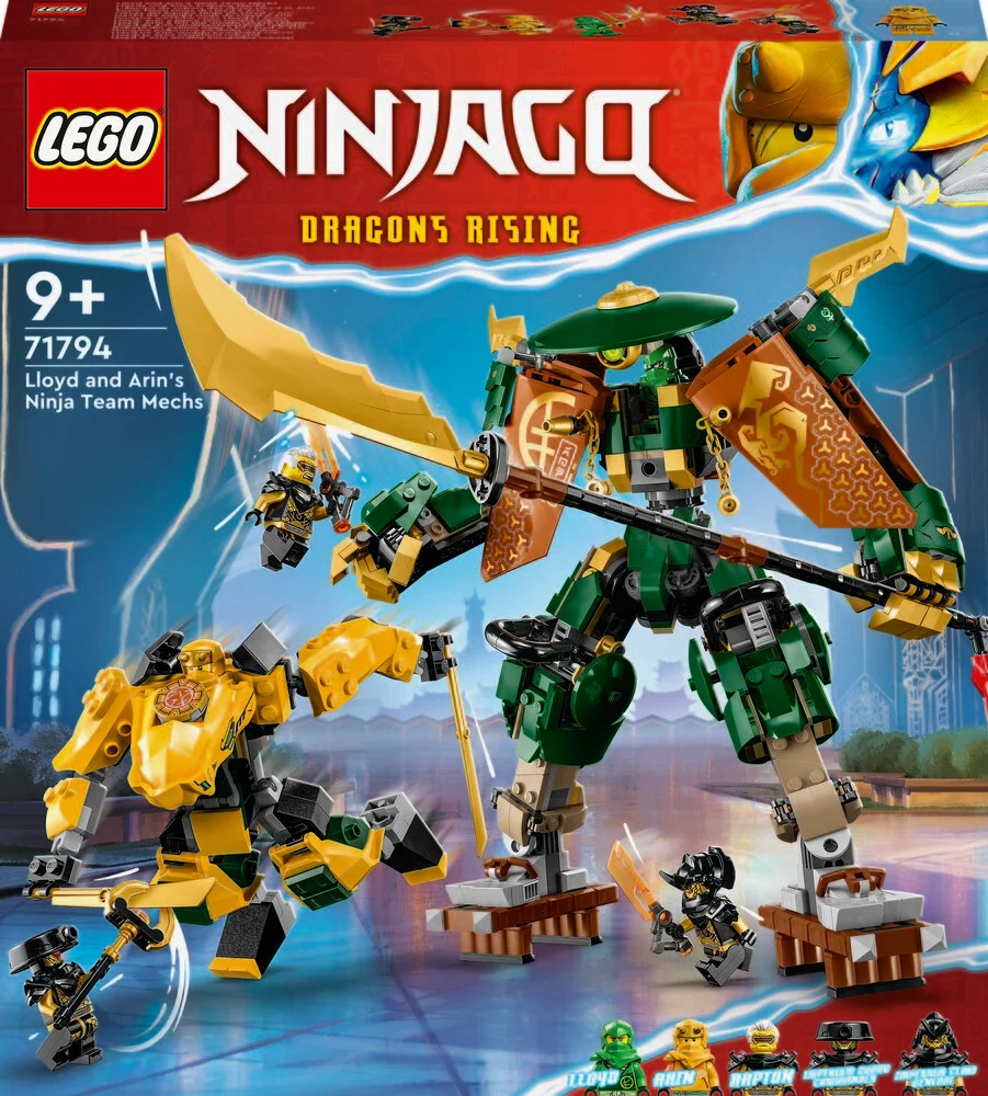 Billede af 71794 LEGO Ninjago Lloyd og Arins ninjateam-mechs