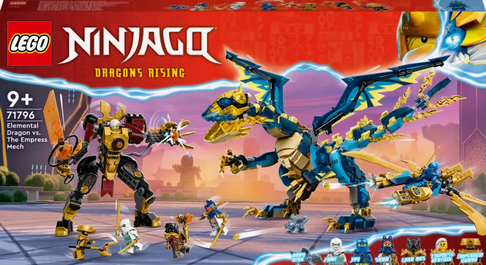 Billede af 71796 LEGO Ninjago Elementdrage mod kejserinde-kamprobotten hos Legekæden
