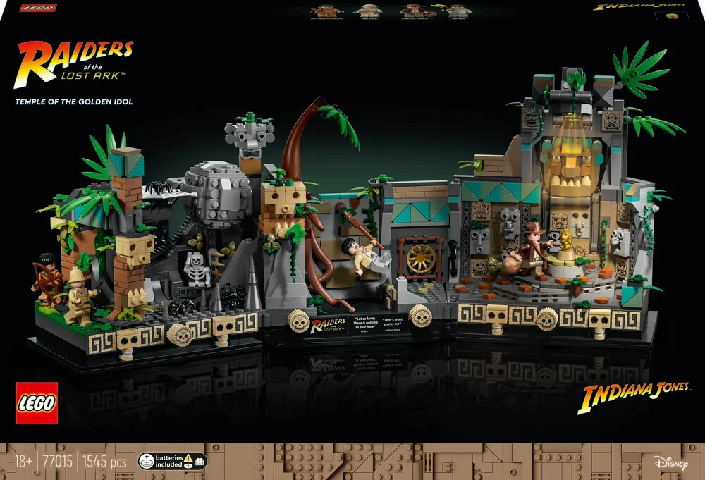Se Lego Indiana Jones - Den Gyldne Afguds Tempel - 77015 hos Legekæden