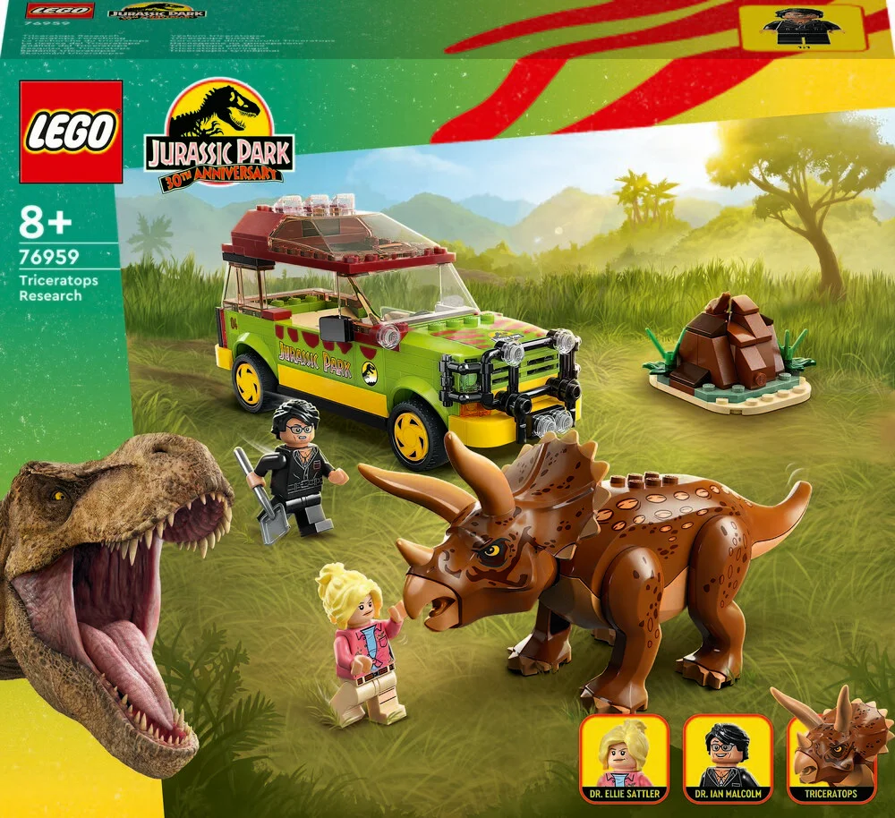 Billede af 76959 LEGO Jurassic World Triceratops-forskning