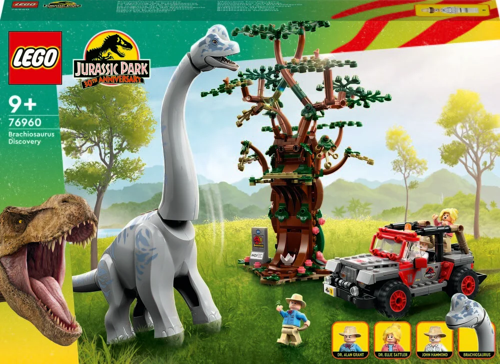 Se 76960 LEGO Jurassic World Brachiosaurus-opdagelse hos Legekæden